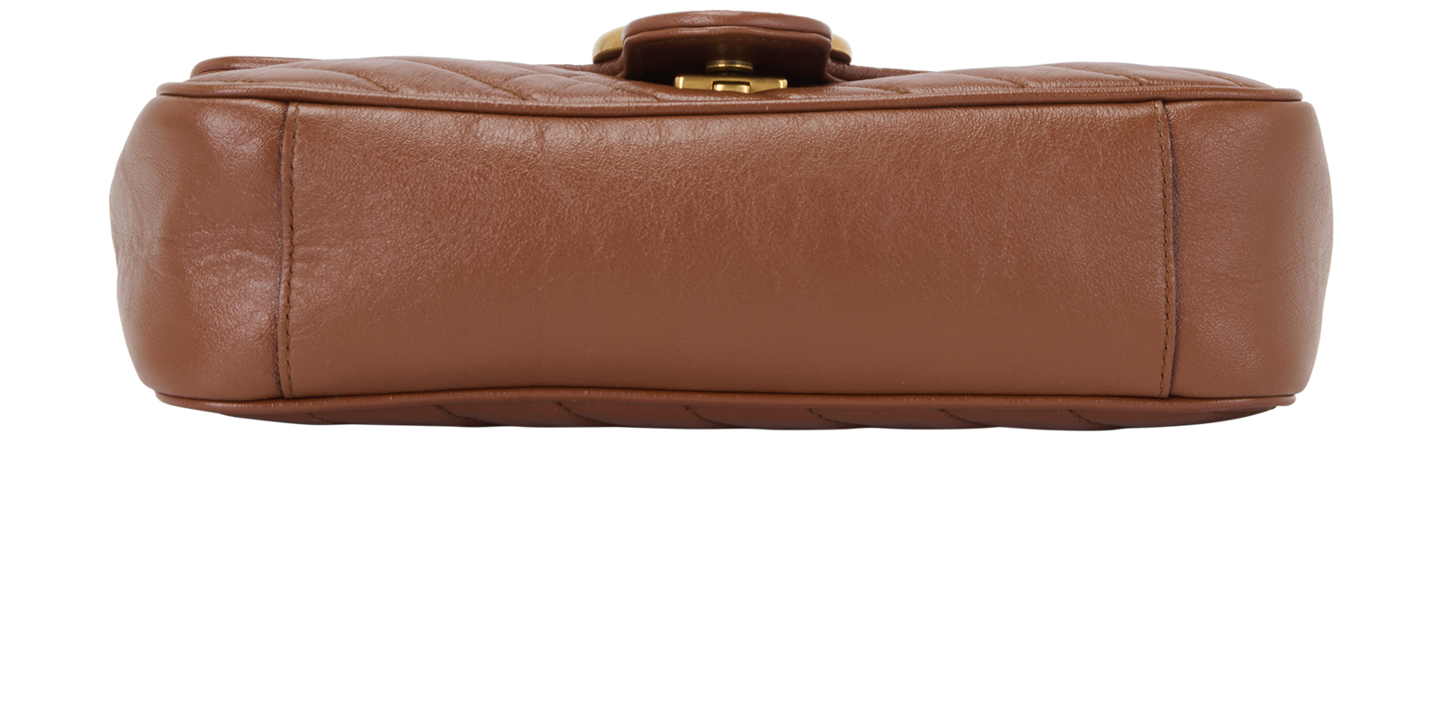 GG Marmont Shoulder, &pound;650, Handbags, Brown, Leather, Top view